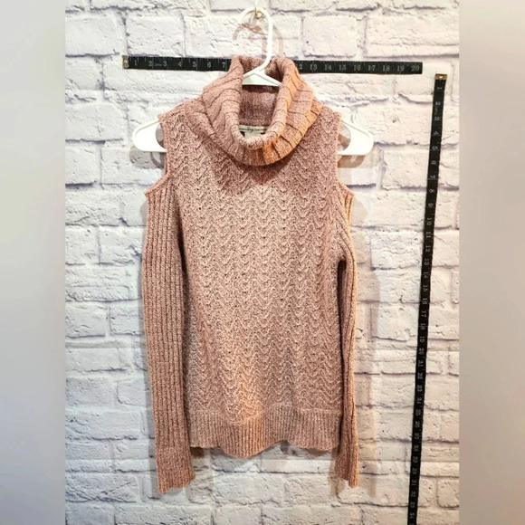 American Rag Cold Should Turtleneck Sweater in Dusty Rose Size XS - Picture 1 of 4